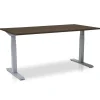 MRC PRO elektrisch ARBO zit-sta bureau - 140x80 cm - bruin eiken