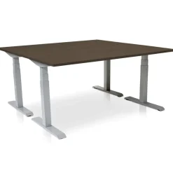 MRC PRO elektrisch ARBO zit-sta bureau - 140x80 cm - bruin eiken