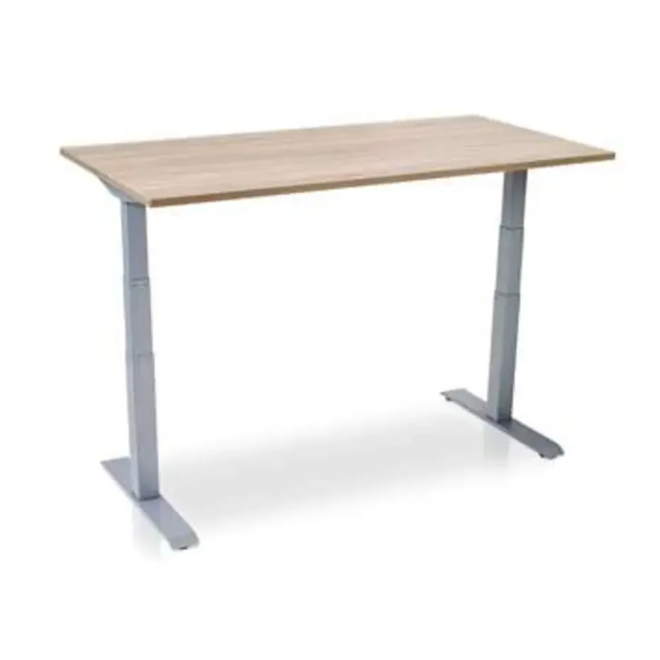 MRC PRO elektrisch ARBO zit-sta bureau - 120x80 cm - midden eiken