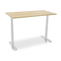 MRC PRO elektrisch ARBO zit-sta bureau - 140x80 cm robuust eiken