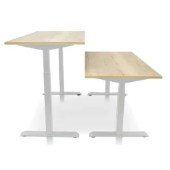 MRC PRO elektrisch ARBO zit-sta bureau - 140x80 cm robuust eiken