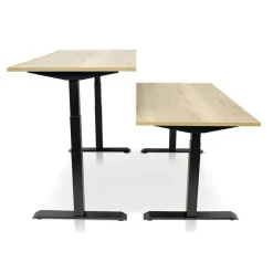 MRC PRO elektrisch ARBO zit-sta bureau - 120x80 cm robuust eiken