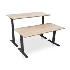 MRC PRO-L 2.0 elektrisch ARBO zit-sta bureau - 140x80 - midden eiken