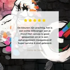 MuchoWow Canvas Schilderij 120x80cm Aap Graffiti Muziek