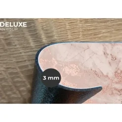 MuchoWow Placemat (6stuks) 45x30cm Marmer Roze Luxe Marmerlook