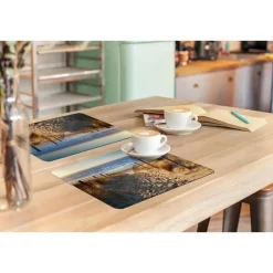 MuchoWow Placemat (6stuks) 45x30cm Strand Zee Nederland Duinen