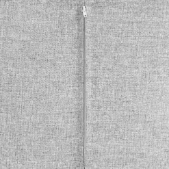 MUKKI - Poef - Grijs - 50 x 50 cm - Polyester