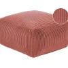 MUKKI - Poef - Rood - Corduroy