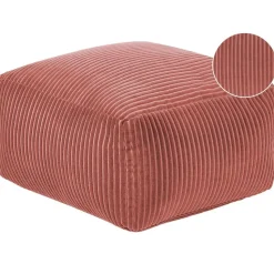 MUKKI - Poef - Rood - Corduroy
