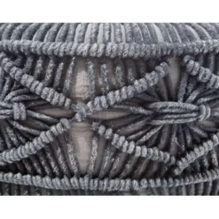 MUNDRA - Hocker - Grijs - Katoen