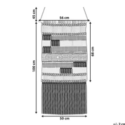MURIDKE - Wanddecoratie - Beige - Katoen
