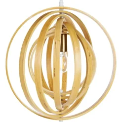 MURRELL - Hanglamp - Lichtbruin - Populierenhout