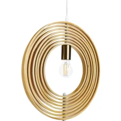 MURRELL - Hanglamp - Lichtbruin - Populierenhout