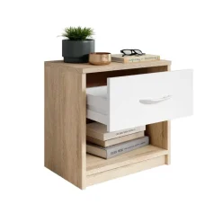 Nachtkastje Beppu met 1 lade - eik