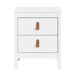 Nachtkastje Madeira - 2 lades - wit