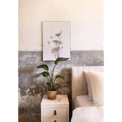 Nachtkastje Madeira - 2 lades - wit