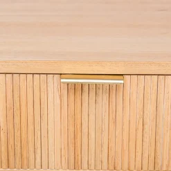 Nachtkastje met 1 lade van natuurlijk hout