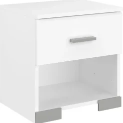 Nachtkastje Timo - 1 lade - wit