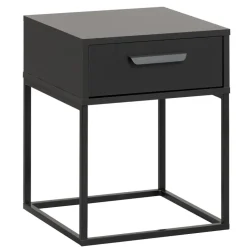 Nachtkastje Tokio - 1 lade - zwart