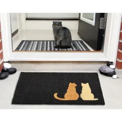 NAPALIT - Deurmat - Zwart - 60 x 90 cm - Kokos