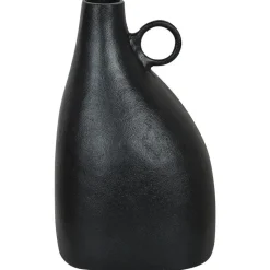 NARBADA - Decoratieve vaas - Zwart - Aluminium