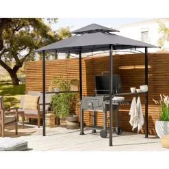 NARO - Tuinpaviljoen - Grijs - Staal