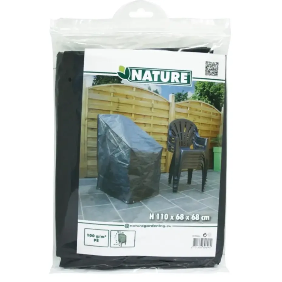 Nature Product – grijs – kunststof – 68x68x110 cm – tuinstoelen