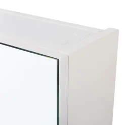 NAVARRA - Badkamermeubel - Wit/Zilver - Multiplex