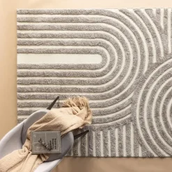 Nest living Linnea Vloerkleed 290 x 200 cm - Grijs