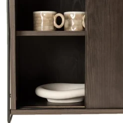 Nest living Marcus Hangende Houten Wandkast Walnoot - 60 x 35 cm