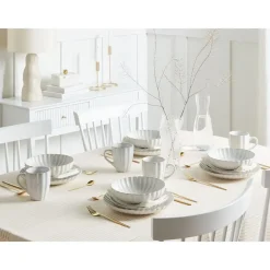 NETTLE - Diepe borden set van 4 - Gebroken wit - Steengoed