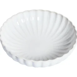 NETTLE - Diepe borden set van 8 - Wit - Steengoed