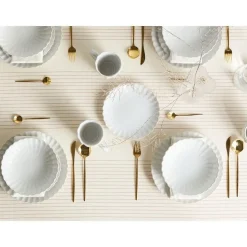 NETTLE - Servies set van 16 - Gebroken wit - Steengoed