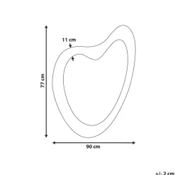NEURE - Wandspiegel - Lichtbruin - Licht hout