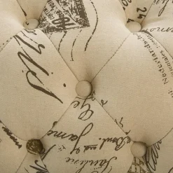 NIMES - Chaise longue - Beige - Rechterzijde - Polyester