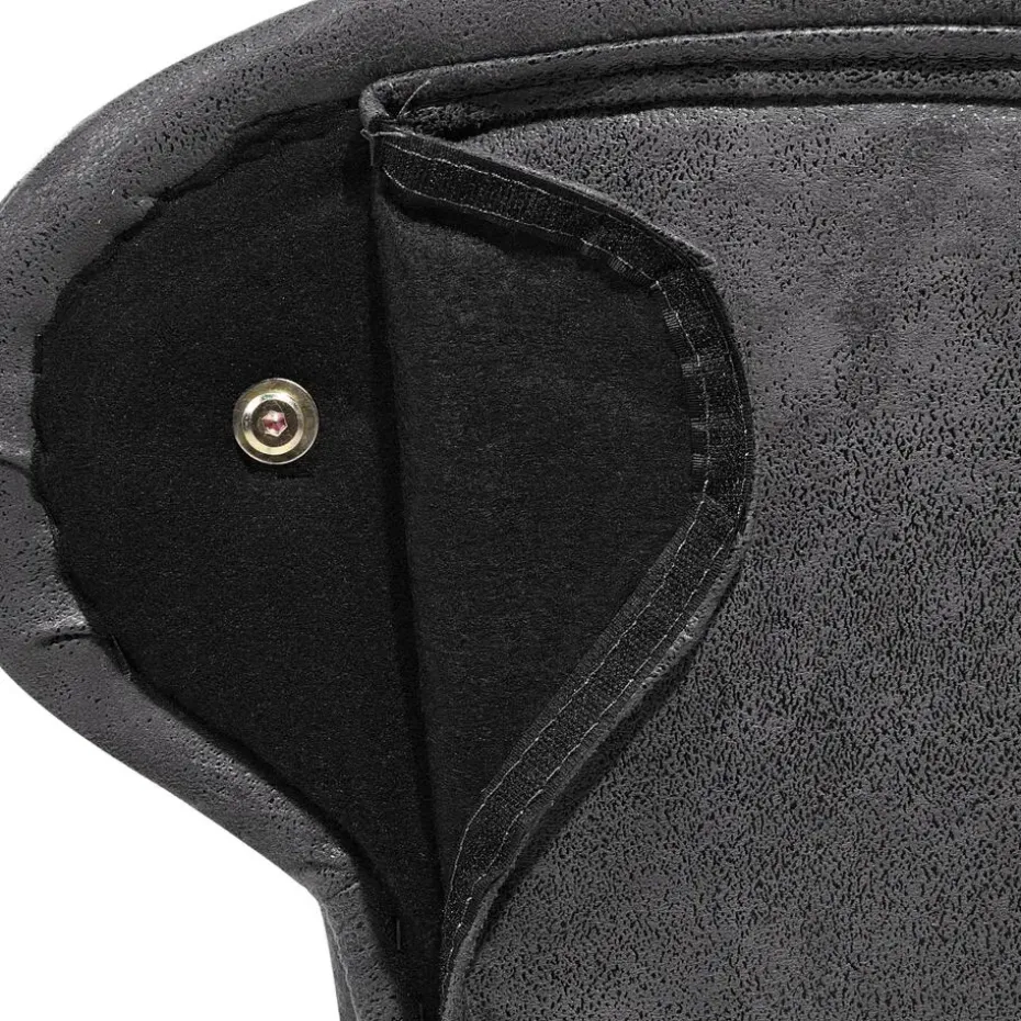 NIMES - Chaise longue - Grijs - Rechterzijde - Kunstsuède