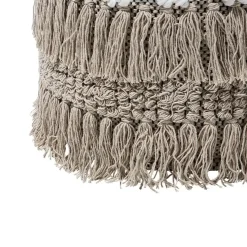 NOIDA - Poef - Beige - 44 cm - Katoen