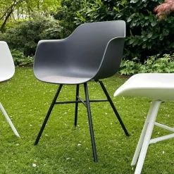 Nolon Noa-Puk Kunststof Wit - Zwart Onderstel