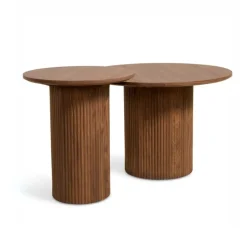 Nora Bijzettafel - Ø40cm Walnoot