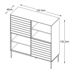 Nordic Home - Alec wandkast