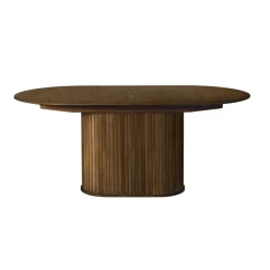 Nordic Home - Amie uitschuifbare eettafel 95x180-230 cm ovaal - bruin