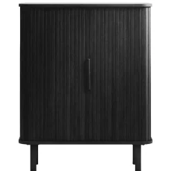 Nordic Home - Ingo eiken kabinet - 90 cm - zwart