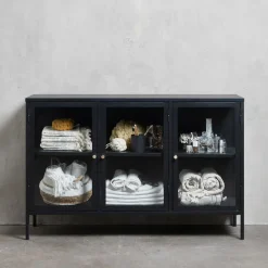 Nordic Home - Ragnar dressoir - 130 cm - zwart