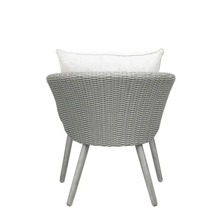 Nordic Home - Seth bistro set wicker - grijs/hout