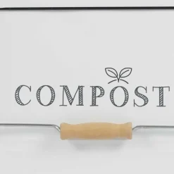 Nordix Compostbak met Deksel Set van 2 GFT Afvalbakje Aanrecht Keuken Prullen...