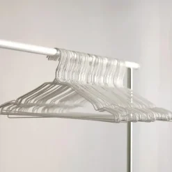 Nordix Kledinghangers set 75 stuks Metaal Zwart Draadhanger Kleerhangers