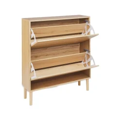 NORRIS - Schoenenkast - Lichthout - Spaanplaat