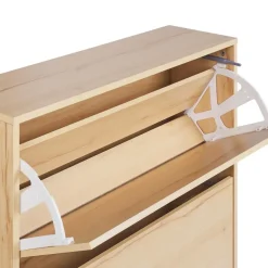 NORRIS - Schoenenkast - Lichthout - Spaanplaat