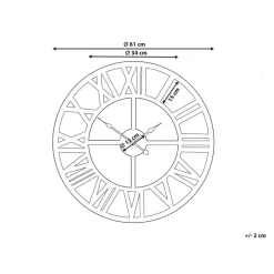 NOTTWIL - Wandklok - Goud - IJzer