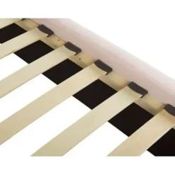 NOYERS - Bed met opbergruimte - Roze - 180 x 200 cm - Fluweel